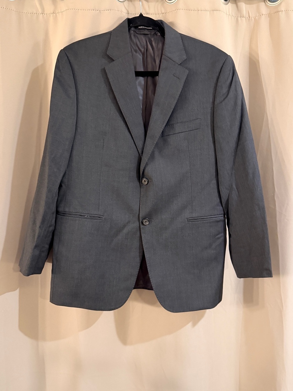 Ralph Lauren Gray Men's Two-Button Suit Blazer